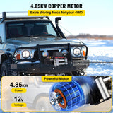 VEVOR Electric Winch Recovery 12v 13500Lb / 6125Kg,Electric Truck Winch with Handle and Wireless Remote Control,13500Lb /6125Kg Electric Truck Winch