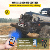 VEVOR Electric Winch Recovery 12v 13500Lb / 6125Kg,Electric Truck Winch with Handle and Wireless Remote Control,13500Lb /6125Kg Electric Truck Winch