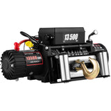 VEVOR Electric Winch 13500lb/6123kg, Steel Cable Recovery Winch 12V, Power Winch with Wireless Remote Control, Handlebar-Mounted Rocker and Powerful