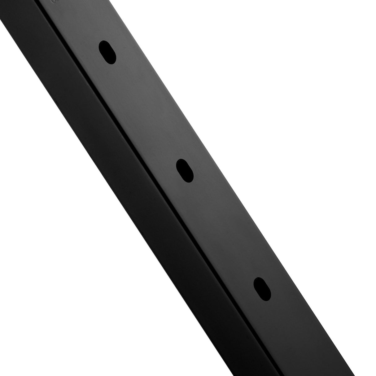 VEVOR Cable Railing Post, 42" x 1" x 2" Steel Angled Hole Stair Railing Post, 12 Pre-Drilled Holes, SUS304 Stainless Steel Cable Rail Post with Horizontal and Curved Bracket, 1-Pack, Black, 106.7*2.5*5 cm