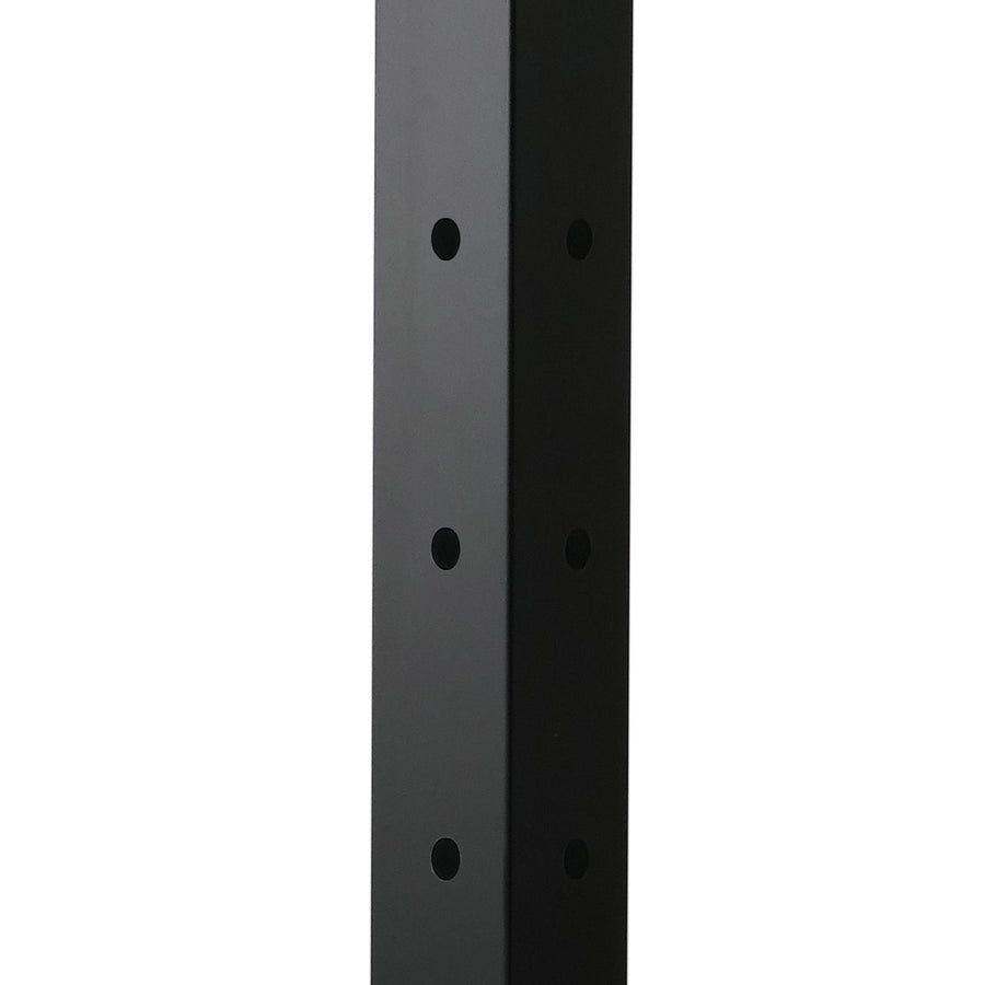 Cable Railing Post, 106.7x5x5cm Corner Railing Post, with L-Shaped Pre-Drilled Holes, Stainless Steel Cable Rail Post with Horizontal and Curved Bracket, 1-Pack, Black, 1JZLGZXHS1065S1EW001V0