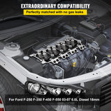 VEVOR Replacement for 6.0L Cylinder Head 18MM Power Stroke Bare F-Series Cylinder Head 1843080C3 - Side View