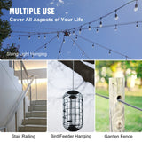VEVOR 1/8 Stainless Steel Cable Railing 500ft, Wire Rope 316 Marine Grade, Braided Aircraft Cable 7x7 Strands Construction for Deck Rail Balusters