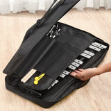 VEVOR 32 Note Glockenspiel Xylophone Bell Kit, Professional Percussion Instrument Set with Mallets, Drum Sticks, Music Stand, Adjustable Stand and Carrying Bag for Students & Adults - Low Angle