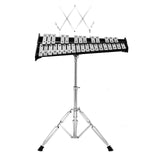 VEVOR 32 Note Glockenspiel Xylophone Bell Kit, Professional Percussion Instrument Set with Mallets, Drum Sticks, Music Stand, Adjustable Stand and Carrying Bag for Students & Adults - Extra Image