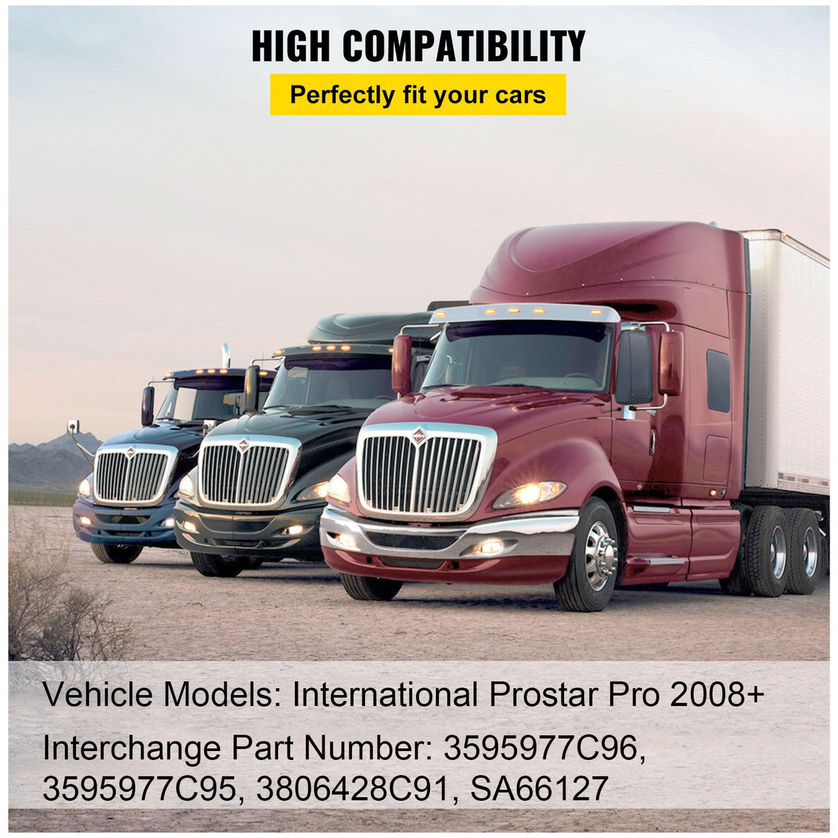 Vevor 3595977C96 Cab Shock Absorber for International Prostar 2008