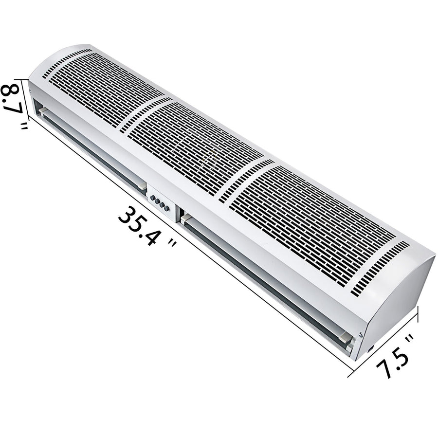 Vevor 900mm Overhead Door Electric Air Curtain w/Limit Switch 3 Speeds Commercial