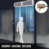 VEVOR Air Curtain, 1.2m Electric Wind Curtain with Limit Switch, Max. 2204 CFM Air Flow, 3 Speeds Control Commercial Indoor Air Curtain, Ideal for