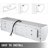 VEVOR Air Curtain, 1.2m Electric Wind Curtain with Limit Switch, Max. 2204 CFM Air Flow, 3 Speeds Control Commercial Indoor Air Curtain, Ideal for Shops, Buildings - Close-Up Angle