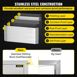 46X51CM Outdoor Kitchen BBQ Door Commercial Stainless Steel Single Access Door - Side View