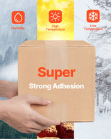 VEVOR Packing Tape 18 Rolls 65 Yards Heavy Duty Clear Packing Tapes 2.7 Mil - Side View