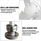 VEVOR Wind Turbine 400Watt Wind Turbine Generator DC 12V Wind Turbine Generator 3/5 Blades with Controller (400Watt) - 45-Degree Angle