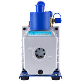 VEVOR Vacuum Pump 4.8CFM 1/3HP Air Vacuum Pump HVAC A/C Air Refrigerant Rotary Vane Vacuum Pump Single Stage 4 Valve AC Manifold Gauge Set (4.8CFM1/3HP)