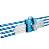 VEVOR Bull Float Magnesium Concrete Float 48 x 8" Round End Concrete Float Tool Cement Tool Bull Concrete Kit Bull Float with 4 Float Handle Bull