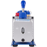 Vevor 4CFM 1/4HP Rotary Vane Vacuum Pump + R134AManifold Gauge Tester Charging +Hose