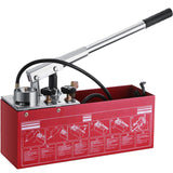 VEVOR Hydraulic Pressure Test Pump 50 Bar Hand Pressure Test Pump 726 PSI 3.2 Gallon Tank 45ML 1/2" BSP Hydrostatic Test Pump for Pipeline Pressure