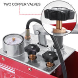 VEVOR Hydraulic Pressure Test Pump 50 Bar Hand Pressure Test Pump 726 PSI 3.2 Gallon Tank 45ML 1/2