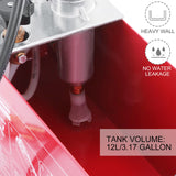 VEVOR Hydraulic Pressure Test Pump 50 Bar Hand Pressure Test Pump 726 PSI 3.2 Gallon Tank 45ML 1/2