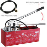 VEVOR Hydraulic Pressure Test Pump 50 Bar Hand Pressure Test Pump 726 PSI 3.2 Gallon Tank 45ML 1/2