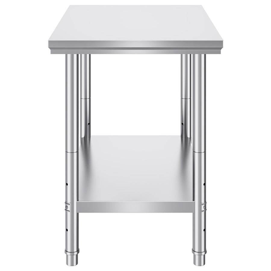 VEVOR 910x610mm Stainless Steel Kitchen Bench Commercial Work Food Prep Table, image 11