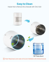 VEVOR 6L Water Distiller Home Countertop Purifier Machine 900W Plastic Container