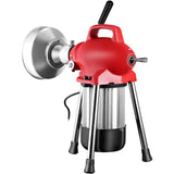 VEVOR 0.75-4 Inch Sectional Pipe Drain Cleaning Machine 400PRM Snake Cleaner Pipe Drain Cleaning Machine with 66 Ft x 0.67 Inch Galvanize Cable Heavy Duty - Extra Image