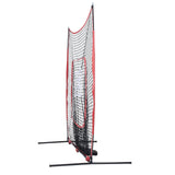 VEVOR 7x7 Baseball Softball Practice Net, Portable Baseball Training Net for Hitting Catching Pitching, Backstop Baseball Equipment with Bow Frame, - Extra Image