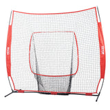 VEVOR 7x7 Baseball Softball Practice Net, Portable Baseball Training Net for Hitting Batting Catching Pitching, Backstop Baseball Equipment Training Aids with Carry Bag and Strike Zone - Extra Image