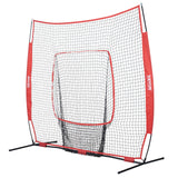 VEVOR 7x7 Baseball Softball Practice Net, Portable Baseball Training Net for Hitting Batting Catching Pitching, Backstop Baseball Equipment Training Aids with Carry Bag and Strike Zone - Extra Image