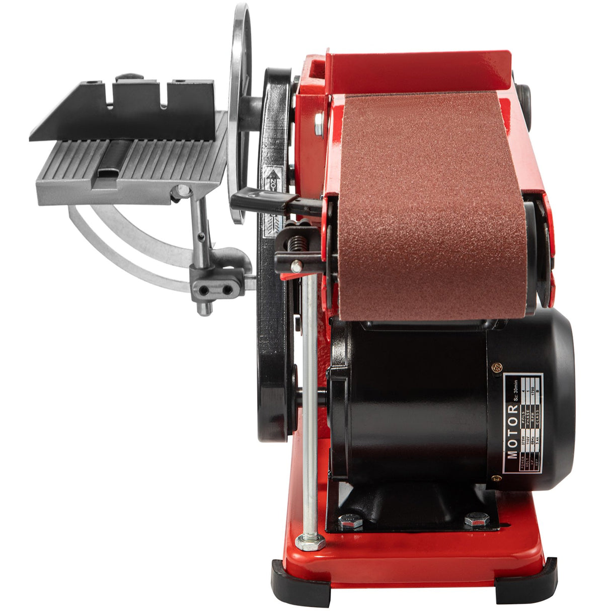 VEVOR Belt Sander 4" x 36", Disc Combo Sander 6",Electric Adjustable Bench Belt Sander 375W,Grinder