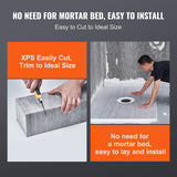 VEVOR Shower Curb Kit, 1219x1524mm, 60