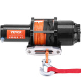 VEVOR Electric Winch ATV UTV 2041 kg Synthetic Rope Waterproof Remote Control - Extra Image