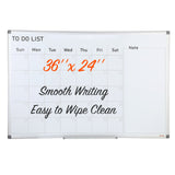 Magnetic Whiteboard Dry Erase Board 36