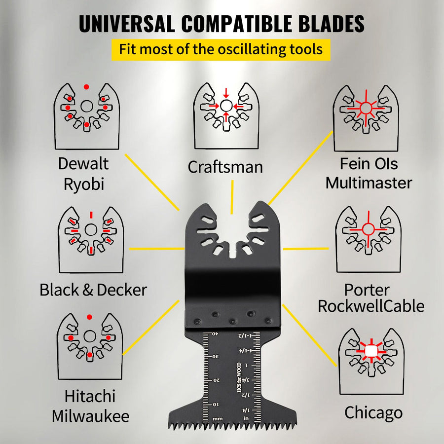 Oscillating Multi Tool Saw Blades Multi Tool Blades 50PCS for Wood Metal