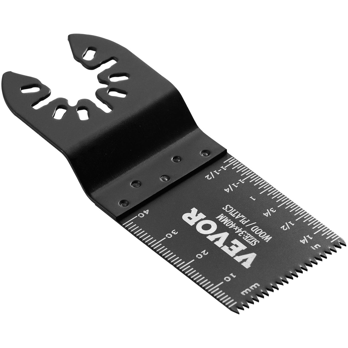 VEVOR 50PCS Oscillating Saw Blades, Universal Quick Release Oscillating Saw Blades, Multitool Tool Blades for Wood Plastic Aluminum, Fit Dewalt Bosch
