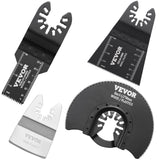 VEVOR 30PCS Multi Tool Blades Kits, Universal Quick Release Oscillating Saw Blades, 8 Types Wood Metal Plastic Oscillating Tool Blades, Fit Dewalt