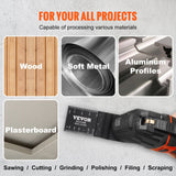 VEVOR 30PCS Multi Tool Blades Kits, Universal Quick Release Oscillating Saw Blades, 8 Types Wood Metal Plastic Oscillating Tool Blades, Fit Dewalt