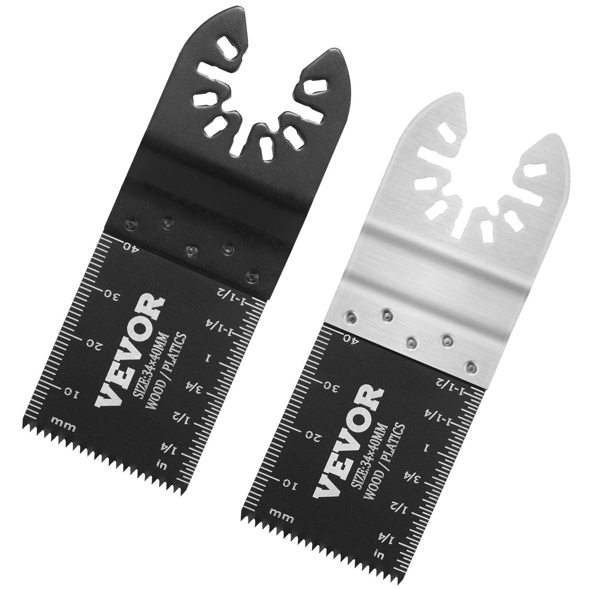 VEVOR 30PCS Multi Tool Blades Kits, Universal Quick Release Oscillating Saw Blades, 8 Types Wood Metal Plastic Oscillating Tool Blades, Fit Dewalt