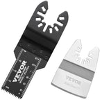 VEVOR 30PCS Multi Tool Blades Kits, Universal Quick Release Oscillating Saw Blades, 8 Types Wood Metal Plastic Oscillating Tool Blades, Fit Dewalt