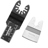 VEVOR 30PCS Multi Tool Blades Kits, Universal Quick Release Oscillating Saw Blades, 8 Types Wood Metal Plastic Oscillating Tool Blades, Fit Dewalt Bosch Milwaukee Hitachi Chicago Craftsman - Extra Image