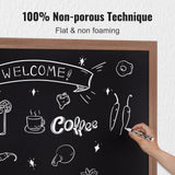 VEVOR 35"x46" Rustic Wood Framed Chalkboard Wall Hanging Magnetic Wedding Sign