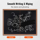 VEVOR 35"x46" Rustic Wood Framed Chalkboard Wall Hanging Magnetic Wedding Sign