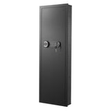 VEVOR Wall Safe, 4-Tier Hidden Wall Mounted Gun Safe with Password & Key, Q235 Cold-Rolled Steel In-Wall Box with LED Lighting, 3 Adjustable Shelves & Key Holders for Money, Jewelry, Passport, Black - Extra Image