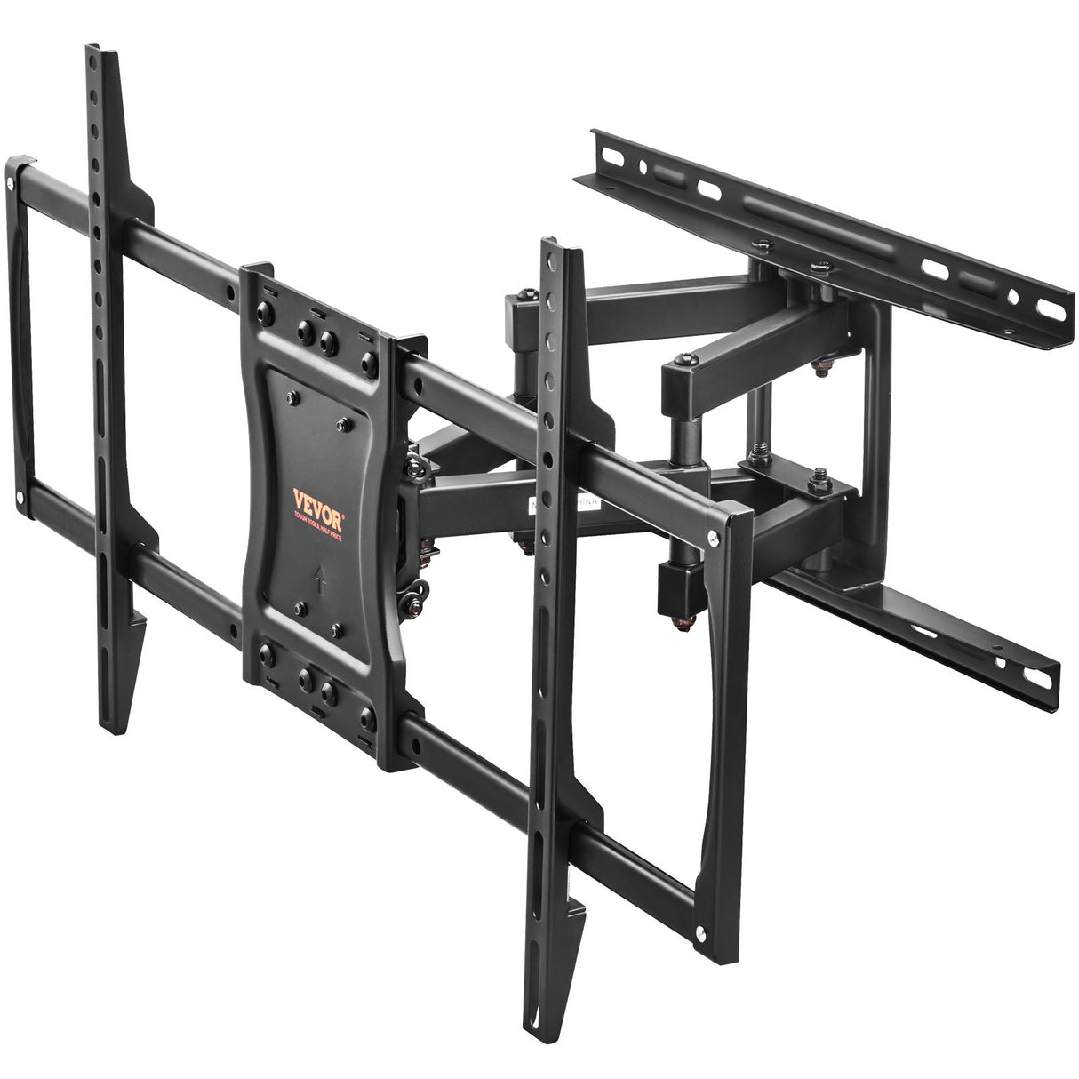 VEVOR Full Motion TV Mount Fits for Most 37-75 inch TVs, Swivel Tilt Horizontal Adjustment TV Wall Mount Bracket with 4 Articulating Arms, Max VESA