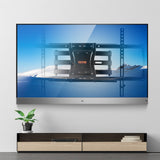 VEVOR Full Motion TV Mount Fits for Most 37-75 inch TVs, Swivel Tilt Horizontal Adjustment TV Wall Mount Bracket with 4 Articulating Arms, Max VESA 600x400mm, Holds up to 132 lbs - Low Angle