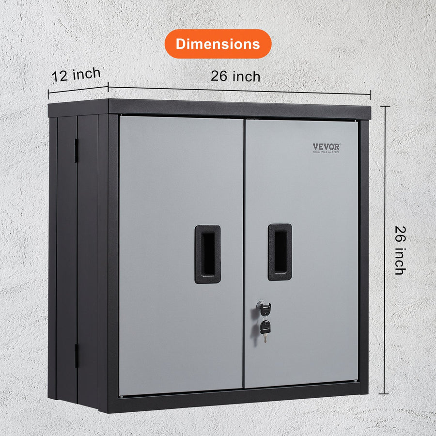 Foldable Wall Cabinet Garage Cabinet Wall Mounted 26