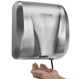 VEVOR Heavy Duty Commercial Hand Dryer, 1800W Automatic High Speed Stainless Steel Warm Wind Hand Blower, 220V-240V Plug In/Hardwired Two Power Options, Compliant for Industry Business Restrooms - Extra Image