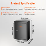 VEVOR Package Delivery Boxes for Outside 15.4