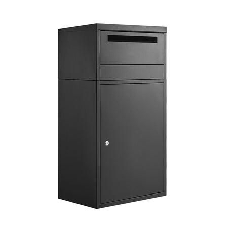 Package Delivery Boxes for Outside, 90.9 cm Mailbox for Parcel with Lock, Galvanized Steel Package Drop Box, image 9