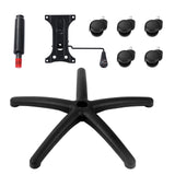 VEVOR Office Chair Base Replacement 710mm Swivel Chair Base 1134kg 100mm Stroke